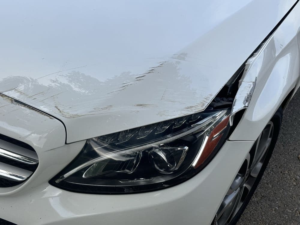 Professional mobile dent repair service in action